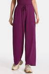 Rosaline Loungewear Pants - Plum Caspia — thumbnail 1